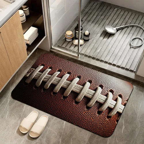 Miniatura 9 de Tapete de baño antideslizante, decoración de baño con purpurina bendita, tapete de baño plateado de diatomeas de secado rápido, absorbente, alfombra