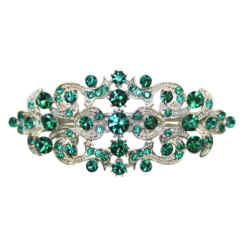 Miniatura 28 de Faship Precioso pasador floral de cristal AB Rhinestone