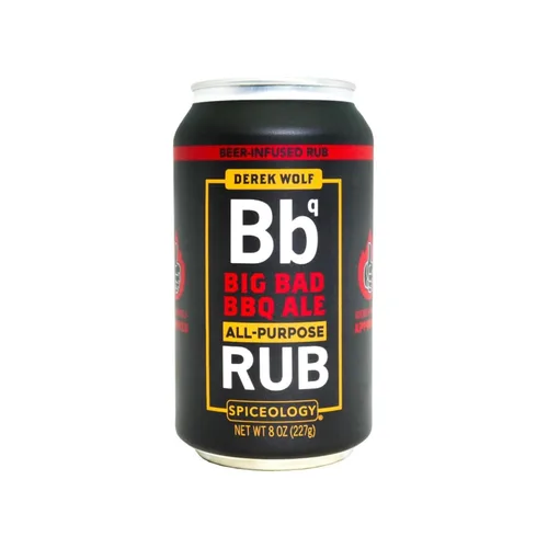Spiceology y Derek Wolf - Big Bad BBQ Ale - Mezclas de barbacoa con cerveza, especias y condimentos - Úselo en: Carne de res, pollo, cerdo,