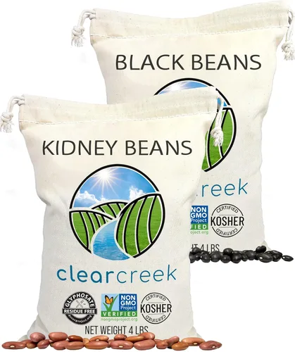 Miniatura 22 de CLEAR CREEK Frijoles certificados sin residuos de glifosato cultivados en Washington 25 libras Sin OMG Kosher Vegano No irradiado