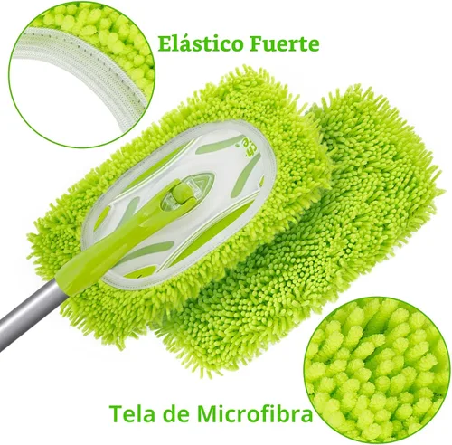 Miniatura 6 de Unoutur Paños de barrido en seco reutilizables de microfibra Compatibles con Swiffer Sweeper Mopa de limpieza con repuestos de almohadillas