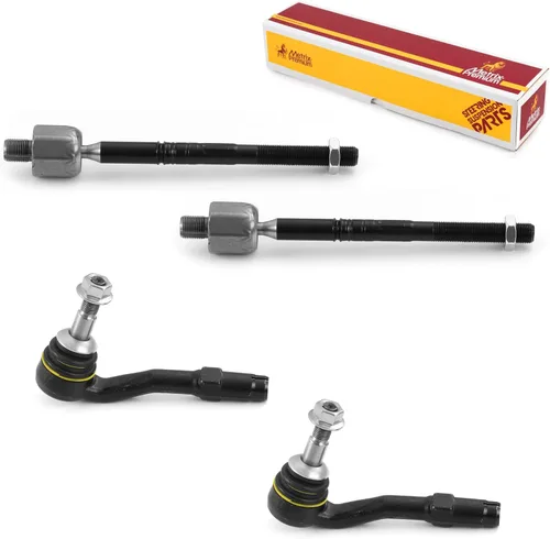 Miniatura 213 de Metrix Premium Chassis Parts - Juego de 4 barras de acoplamiento interior y exterior para Audi A3 15-16, Seat Leon 06-20 (México), 09-17 Volkswagen
