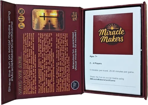Miniatura 4 de Miracle Makers - Juego de cartas Temático cristiano, no requiere conocimiento bíblico, diversión no confesional, a partir de 7 años, 2 a 4