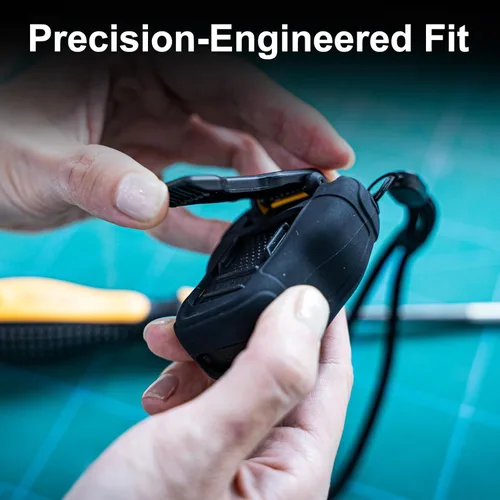 Miniatura 7 de CYBERGUYS Funda de Silicona para Altavoz Bluetooth Portátil DEWALT, Cubierta Protectora Duradera a Prueba de Golpes Antideslizante para Mini Altavoz