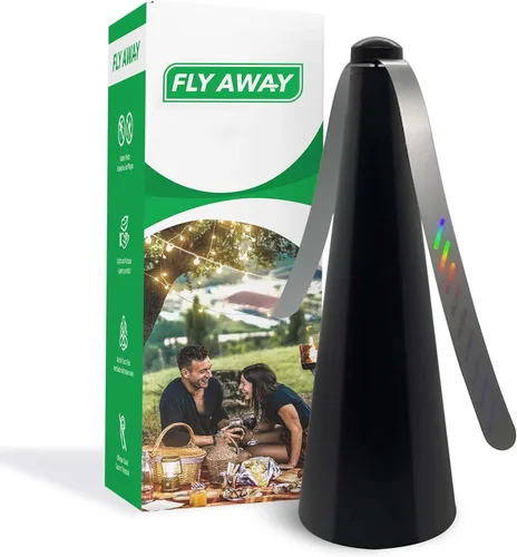 Fly Away - Ventilador repelente de moscas para exteriores, uso en mesa exterior o interior, restaurante, barbacoa, eventos, disuadir moscas,