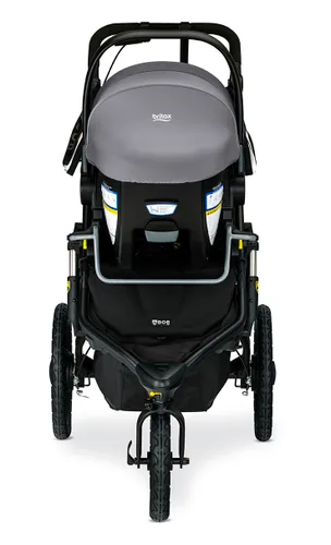 Miniatura 3 de BOB Gear Adaptador de cochecito de jogging individual para asientos de automóvil infantiles seleccionados Britax con ClickTight