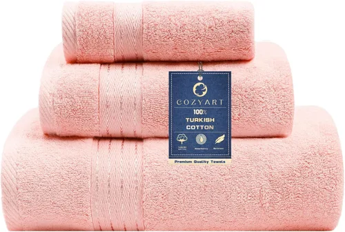 Miniatura 31 de COZYART - Juego de 3 toallas de baño de algodón, color naranja quemado, grandes y gruesas, 19.17 oz/yd², incluye 1 toalla de baño, 1 toalla de mano