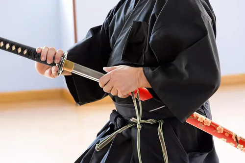 Miniatura 6 de Handmade Sword – Espada Samurai Katana, práctica, forjada a mano, acero al carbono 1045, templada al calor / arcilla, enredadera completa, afilada