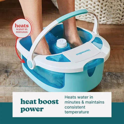 Miniatura 6 de HoMedics Shower Bliss Foot Spa, chorros de agua para masaje de ducha, centro de pedicura con 3 accesorios, control táctil de los dedos, FB-625H