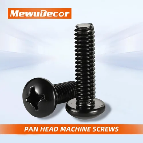 Miniatura 3 de 1/4-20 x 1 (1/2" a 2" disponible) Tornillos de máquina de cabeza plana, rosca completa, acero inoxidable 304 18-8, óxido negro, 25 piezas