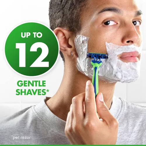 Miniatura 3 de Gillette Sensor3 Sensitive - Maquinillas de afeitar desechables para hombre, 12