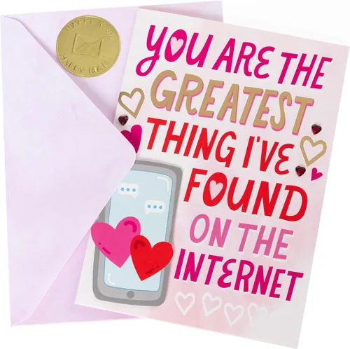 Miniatura 20 de Graphique Cherry Much - Tarjeta de San Valentín hecha a mano, romántica, de amor y lindo saludo, aniversario, esposa, novia, marido, novio, ella
