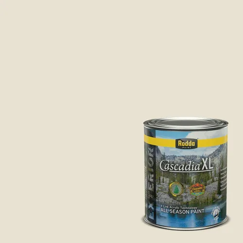 Miniatura 160 de Rodda Paint CASCADIA XL Pintura e imprimación satinada exterior en uno, cuarto de galón, resistencia industrial