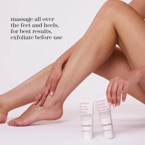 Miniatura 5 de THISWORKS Perfect Heels Rescue Balm: una fórmula vegana natural para nutrir, reparar e hidratar con cardo de algodón, aceites esenciales de limón