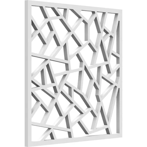 Miniatura 15 de 7 3/8 pulgadas de ancho x 7 3/8 pulgadas de alto x 3/8 pulgadas de alto, paneles de pared de madera con calado decorativo extra pequeño de Venecia
