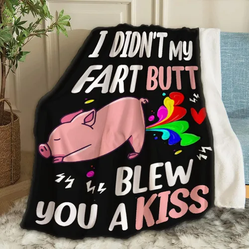 Miniatura 19 de Manta de bebé con diseño de cerdo lindo, acogedora y suave, para niños, niñas, recién nacidos, regalos de cumpleaños de Navidad, 40 x 30 pulgadas