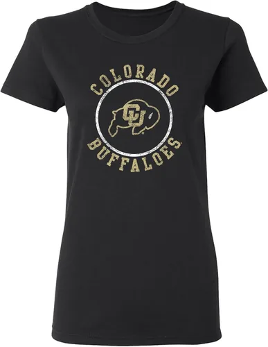 Miniatura 24 de NCAA - Camiseta para mujer, diseño de círculo envejecido, color del equipo, universidad