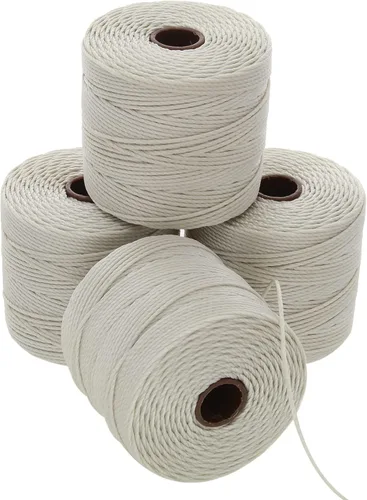Miniatura 14 de The Beadsmith S-Lon Cordón para Cuentas – Cordón de Nylon Torcido de 0.5 mm para Ensartar, Paquete de 4, Mezcla de Neutrales Fríos, TEX210, 77