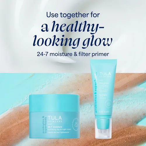Miniatura 7 de TULA Skin Care - Prebase difuminadora e hidratante con filtro, prepara, difumina, unifica y protege con un acabado similar a un filtro