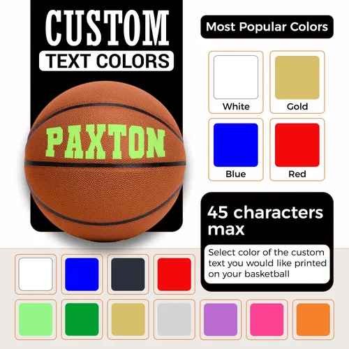 Miniatura 3 de Baloncesto personalizado TF250 para interior o exterior - Personalizado con tu nombre o texto - Regalo de baloncesto ideal para hijo, hija, niño