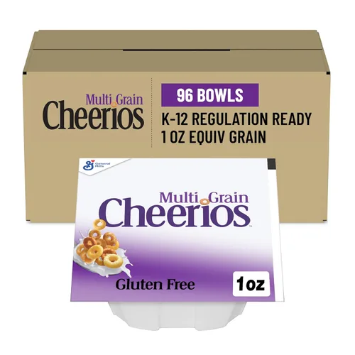 Miniatura 16 de Cheerios Vaso de cereales de manzana y canela, 1 onza (paquete de 96)