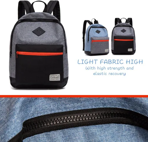 Miniatura 3 de mochila para niños, bolsos escolares de moda para niños, Gris, Classic