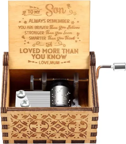 Miniatura 10 de Muzero Birthday Gift for Mom Dad, I Love You to the Moon and Back Music Box Gift for Daughter Son, Birthday Anniversary for Grandma Granddaughter