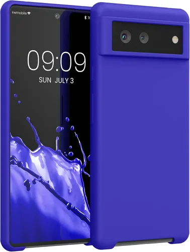 Miniatura 200 de kwmobile Funda Compatible con Google Pixel 6 Pro - Funda de teléfono de silicona TPU con acabado suave - Azul Arrecife