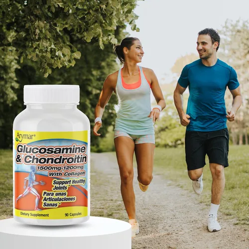 Miniatura 3 de Arymar Suplemento de glucosamina condroitina y colágeno Fórmula de apoyo articular paquete de dos