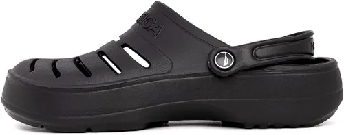 Miniatura 3 de Nautica Zuecos para hombre, sandalias deportivas deportivas, sin cordones con correa trasera ajustable, (zapatos de aguapantuflas peludas) River Edge