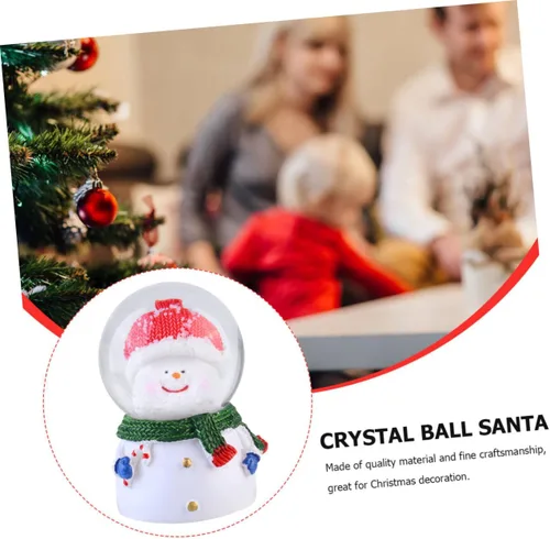 Miniatura 7 de 1 adorno de escritorio con luz LED adorable muñeco de nieve para niños y niñas, suministros de Navidad para mesita de noche y escritorio