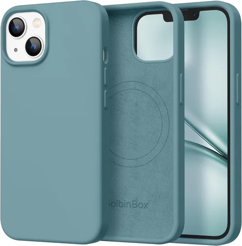 Miniatura 83 de GolbinBox Funda magnética para iPhone 17, compatible con MagSafe, cubierta de silicona integrada para control de cámara, funda de silicona líquida a