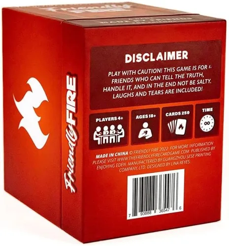 Miniatura 5 de Friendly Fire Juego de cartas de bromas para adultos, ideal para noches familiares memorables, noches de juego para adultos y fiestas hilarantes