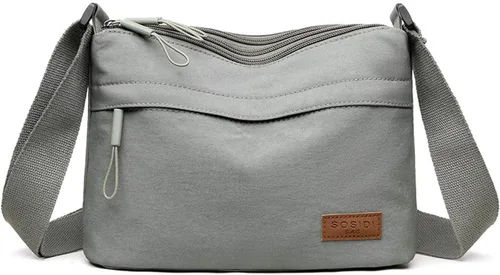 Miniatura 8 de Bolsos cruzados para mujer, bolsa de hombro pequeña de nailon, ligera, casual, simple, adecuada para el trabajo y viajes diarios