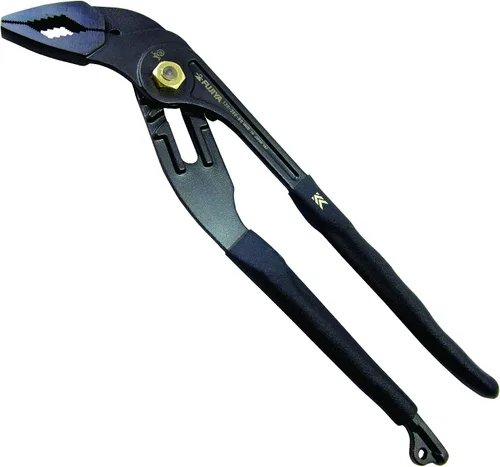 Miniatura 8 de FUJIYA Tools, 130-200-BG, alicates ligeros para bomba de agua, color negro y dorado, 8 pulgadas