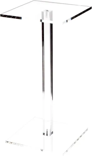 Miniatura 9 de Plymor Elevador de exhibición de pedestal cuadrado de acrílico transparente, 4.5 pulgadas de alto x 4 pulgadas de ancho x 4 pulgadas de profundidad