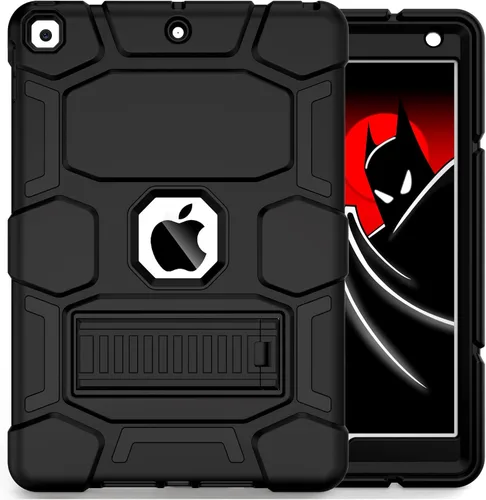 Miniatura 40 de CCMAO Funda para iPad de 6ª/5ª generación (9.7 pulgadas, 2018/2017), iPad Air de 2ª generación (2014) con soporte, funda protectora híbrida a prueba