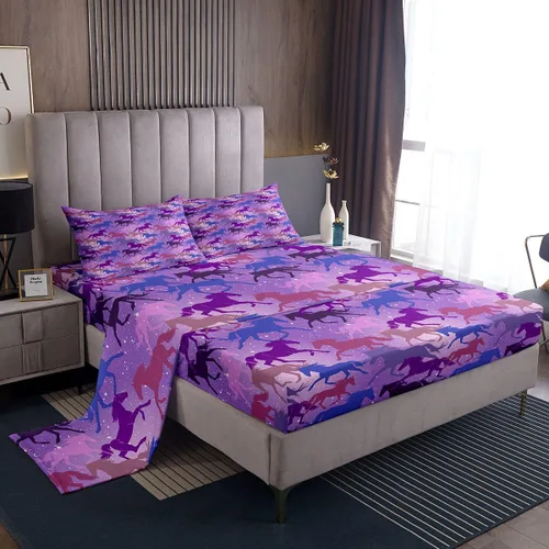 Miniatura 18 de Feelyou Juego de ropa de cama con alfabeto 3D, juego de sábanas coloridas del alfabeto inglés para niños y adultos, sábanas de dibujos animados