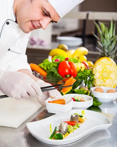 Miniatura 6 de Pinzas de cocina finas para cocinar, pinzas de acero inoxidable negro para alimentos, puntas dentadas de precisión multifuncionales, pinzas