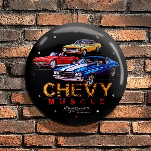 Miniatura 31 de American Art Decor Letrero de metal con forma de cúpula – Decoración retro de habitación para bar, cueva de hombre, garaje, sala