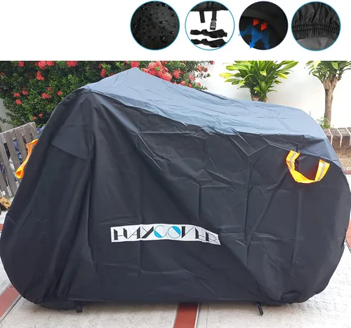 Miniatura 3 de Cubierta para cuatrimoto, resistente al agua, color negro, tela Oxford, protectora de 4 ruedas para 102 pulgadas, Kawasaki Polaris Yamaha Can-Am