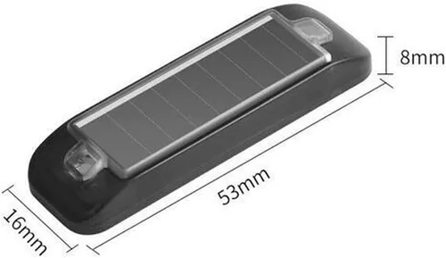 Miniatura 2 de Aolyty Luces de advertencia solares, luz LED intermitente IP65 impermeable luces de seguridad solar para conducción nocturna Barricada seguridad