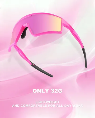 Miniatura 3 de Gafas de sol para ciclismo para hombres y mujeres, lentes de sol deportivos con protección UV para correr, lentes de sol para béisbol, ciclismo