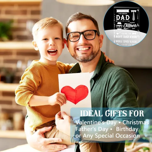 Miniatura 6 de gisgfim Regalos para papá para el Día del Padre, regalos de cristal acrílico significativo, recuerdo de papá, pisapapeles acrílico, regalo