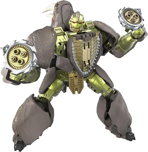 Transformers Toys Generations War for Cybertron: Kingdom Voyager WFC-K27 Rhinox Figura de acción – Niños a partir de 8 años, 7 pulgadas