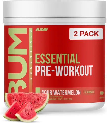Miniatura 14 de RAW Essential - Polvo preentrenamiento (naranja) - Suplemento deportivo de Chris Bumstead para hombres y mujeres - Polvo energético preentrenamiento