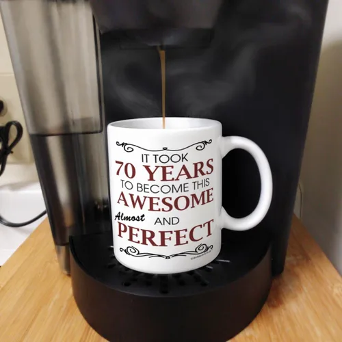 Miniatura 5 de Birthday Gifts For All 30th Took 30 Years Awesome Funny Party Gift - Taza de café de cerámica de 11 onzas con asa, color blanco