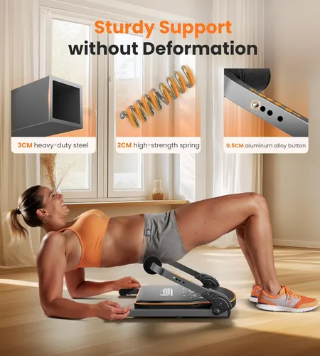 Miniatura 4 de Niceday Equipo de Entrenamiento Abdominal, Máquina de Abdominales para Entrenamiento de Estómago, Máquina Entrenadora de Abdominales para el Hogar