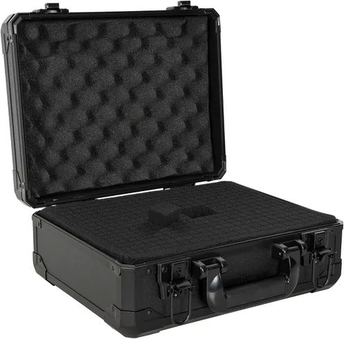 Miniatura 8 de Funda de transporte rígida de 14 pulgadas, ideal para almacenamiento de sistemas de micrófono inalámbrico y transporte de equipos de cámara