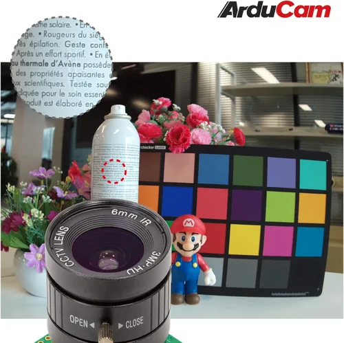 Miniatura 6 de Arducam para cámara Raspberry Pi HQ, módulo de cámara IMX477 de 12.3MP con lente de montaje CS, conmutación automática de corte IR de imagen durante